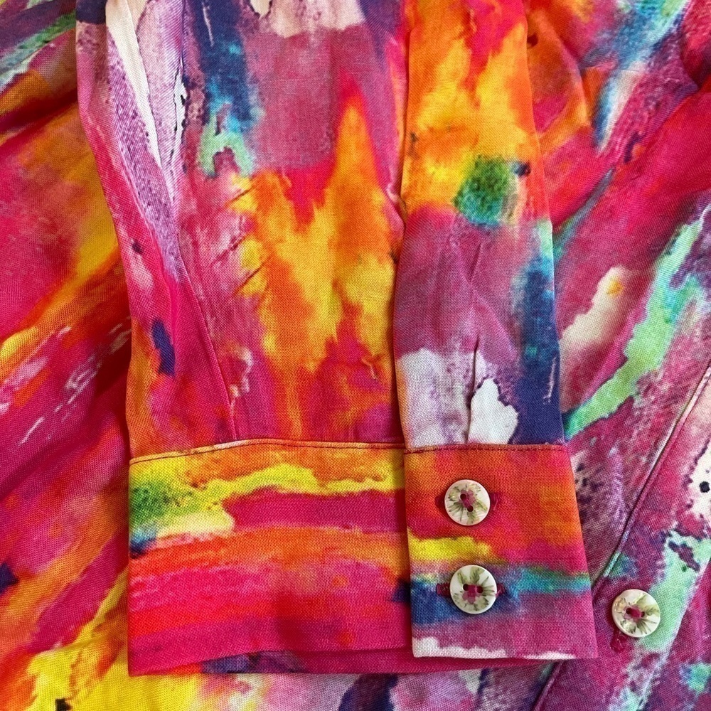 SOFT Surroundings Festiva vibrant Shirt - Picture 7 of 14